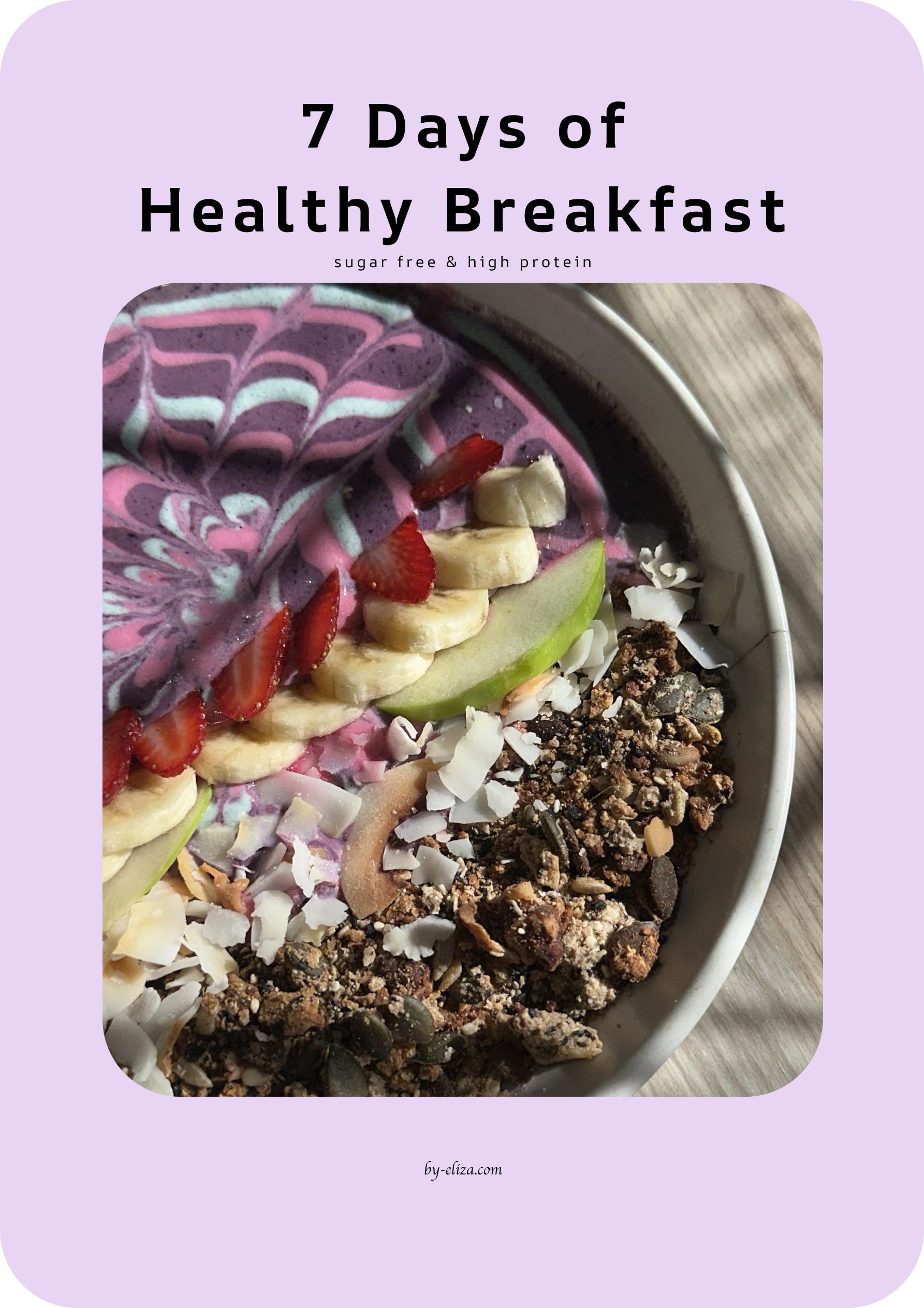 7 Days of Healthy Breakfast